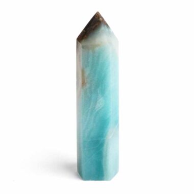 Amazonit Spitze Höhe 81 mm aus Madagaskar in schöner Farbe Edelsteine Heilsteine bei Wunderstein24