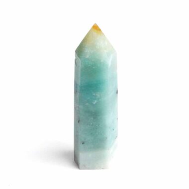Amazonit Spitze Höhe 72 mm aus Madagaskar in schöner Farbe Edelsteine Heilsteine bei Wunderstein24