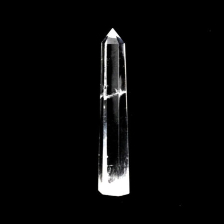 Bergkristall Spitze Höhe 99 mm transparent und glasklar aus Brasilien Edelsteine Heilsteine bei Wunderstein24
