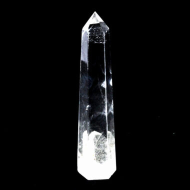Bergkristall Spitze Höhe 113 mm transparent und glasklar aus Brasilien Edelsteine Heilsteine bei Wunderstein24