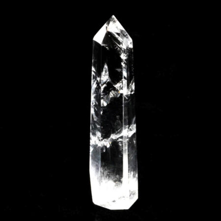 Bergkristall Spitze Höhe 90 mm transparent und glasklar aus Brasilien Edelsteine Heilsteine bei Wunderstein24
