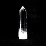 Bergkristall Spitze Höhe 78 mm transparent und glasklar aus Brasilien Edelsteine Heilsteine bei Wunderstein24