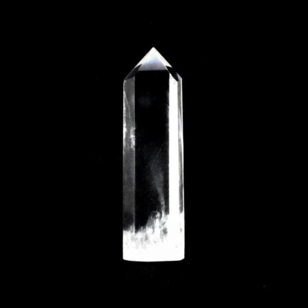 Bergkristall Spitze Höhe 78 mm transparent und glasklar aus Brasilien Edelsteine Heilsteine bei Wunderstein24