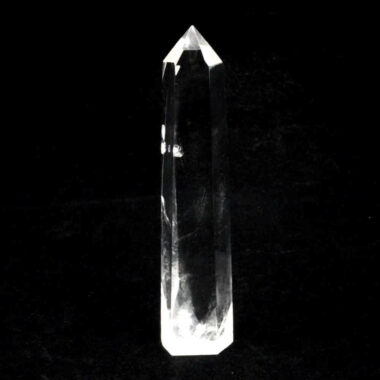 Bergkristall Spitze Höhe 90 mm transparent und glasklar aus Brasilien Edelsteine Heilsteine bei Wunderstein24