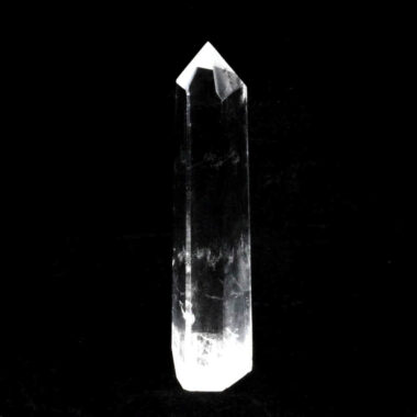 Bergkristall Spitze Höhe 88 mm transparent und glasklar aus Brasilien Edelsteine Heilsteine bei Wunderstein24