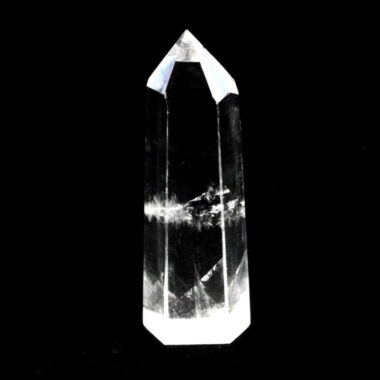 Bergkristall Spitze Höhe 75 mm transparent und glasklar aus Brasilien Edelsteine Heilsteine bei Wunderstein24