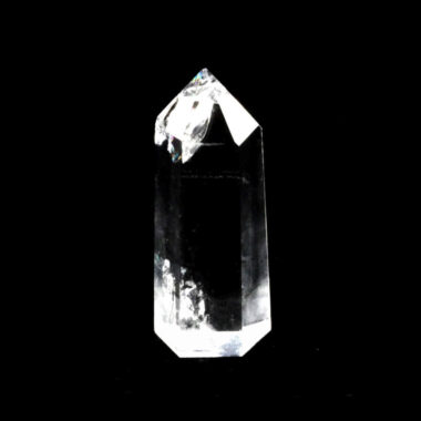 Bergkristall Spitze Höhe 63 mm transparent und glasklar aus Brasilien Edelsteine Heilsteine bei Wunderstein24