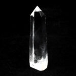 Bergkristall Spitze Höhe 77 mm transparent und glasklar aus Brasilien Edelsteine Heilsteine bei Wunderstein24