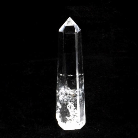 Bergkristall Spitze Höhe 75 mm transparent und glasklar aus Brasilien Edelsteine Heilsteine bei Wunderstein24