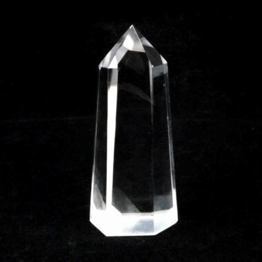 Bergkristall Spitze Höhe 69 mm transparent und glasklar aus Brasilien Edelsteine Heilsteine bei Wunderstein24