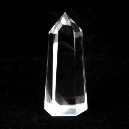 Bergkristall Spitze Höhe 69 mm transparent und glasklar aus Brasilien Edelsteine Heilsteine bei Wunderstein24