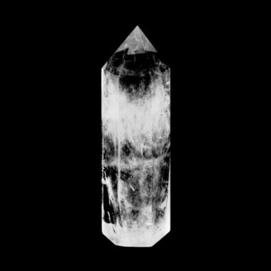 große Bergkristall Spitze Höhe 132 mm transparent aus Brasilien Edelsteine Heilsteine bei Wunderstein24