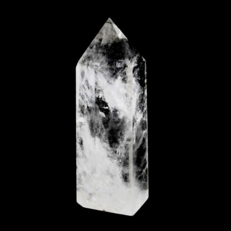 große Bergkristall Spitze Höhe 140 mm transparent aus Brasilien Edelsteine Heilsteine bei Wunderstein24