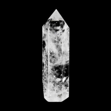 große Bergkristall Spitze Höhe 133 mm transparent aus Brasilien Edelsteine Heilsteine bei Wunderstein24