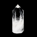große Bergkristall Spitze Höhe 133 mm transparent aus Brasilien Edelsteine Heilsteine bei Wunderstein24