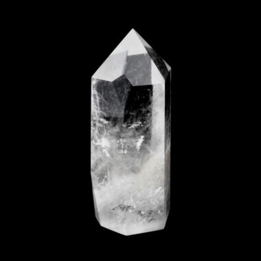 große Bergkristall Spitze Höhe 120 mm transparent aus Brasilien Edelsteine Heilsteine bei Wunderstein24