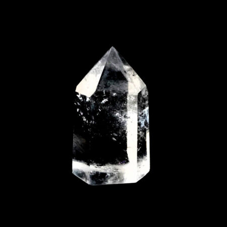 Bergkristall Spitze Höhe 52 mm transparent und glasklar aus Brasilien Edelsteine Heilsteine bei Wunderstein24