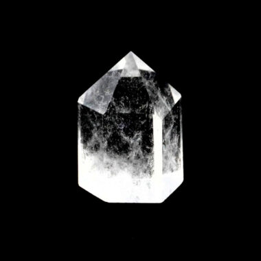 Bergkristall Spitze Höhe 43 mm transparent und glasklar aus Brasilien Edelsteine Heilsteine bei Wunderstein24