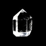 Bergkristall Spitze Höhe 61 mm transparent und glasklar aus Brasilien Edelsteine Heilsteine bei Wunderstein24