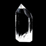 Bergkristall Spitze Höhe 61 mm transparent und glasklar aus Brasilien Edelsteine Heilsteine bei Wunderstein24