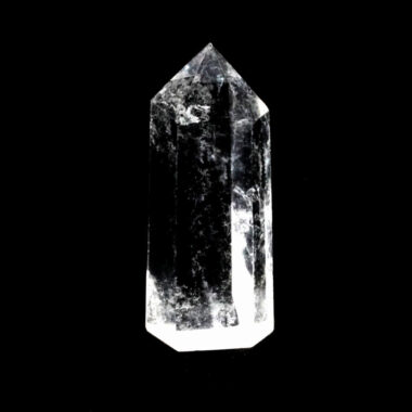 Bergkristall Spitze Höhe 56 mm transparent und glasklar aus Brasilien Edelsteine Heilsteine bei Wunderstein24