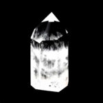 Bergkristall Spitze Höhe 65 mm transparent und glasklar aus Brasilien Edelsteine Heilsteine bei Wunderstein24