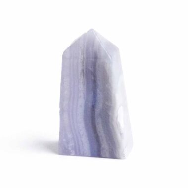 Chalcedon blau Kristall | Obelisk | Spitze Höhe 44 mm aus Namibia Edelsteine Heilsteine bei Wunderstein24