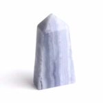 Chalcedon blau Kristall | Obelisk | Spitze Höhe 43 mm aus Namibia Edelsteine Heilsteine bei Wunderstein24