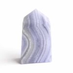 Chalcedon blau Kristall | Obelisk | Spitze Höhe 45 mm aus Namibia Edelsteine Heilsteine bei Wunderstein24