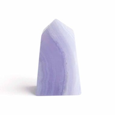 Chalcedon blau Kristall | Obelisk | Spitze Höhe 40 mm aus Namibia Edelsteine Heilsteine bei Wunderstein24
