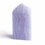 Chalcedon blau Kristall | Obelisk | Spitze Höhe 48 mm aus Namibia Edelsteine Heilsteine bei Wunderstein24