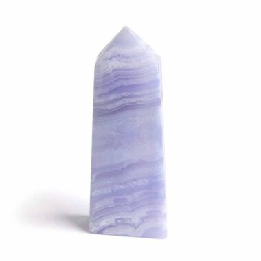 Chalcedon blau Kristall | Obelisk | Spitze Höhe 60 mm aus Namibia Edelsteine Heilsteine bei Wunderstein24