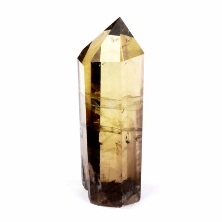 große Citrin Natur Spitze Höhe 115 mm transparent Brasilien beste Farbe Edelsteine Heilsteine bei Wunderstein24