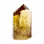 große Citrin Natur Spitze Höhe 115 mm transparent Brasilien beste Farbe Edelsteine Heilsteine bei Wunderstein24