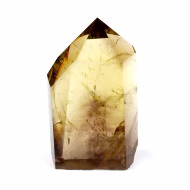 große Citrin Natur Spitze Höhe 115 mm transparent Brasilien beste Farbe Edelsteine Heilsteine bei Wunderstein24