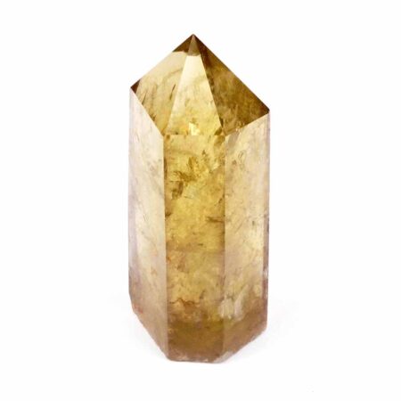 große Citrin Natur Spitze Höhe 107 mm transparent Brasilien beste Farbe Edelsteine Heilsteine bei Wunderstein24