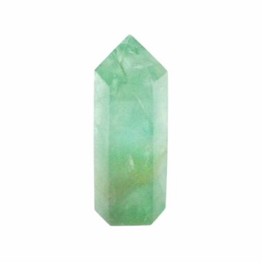 Fluorit Spitze poliert grün Höhe 54 mm in sehr guter Qualität Edelsteine Heilsteine bei Wunderstein24