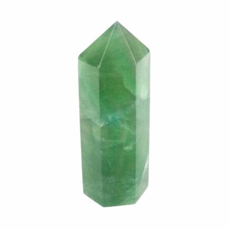 Fluorit Spitze poliert grün Höhe 62 mm in bester Qualität Edelsteine Heilsteine bei Wunderstein24