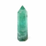 Fluorit Spitze poliert grün Höhe 83 mm in sehr guter Qualität Edelsteine Heilsteine bei Wunderstein24