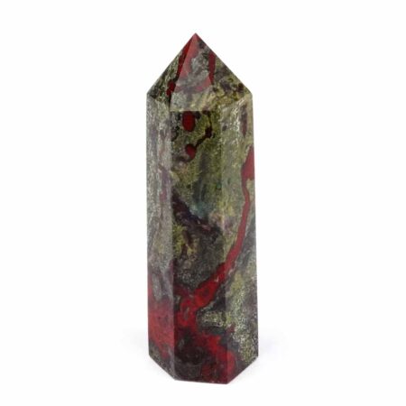 Drachenblut Jaspis Spitze Höhe 83 mm aus Südafrika Edelsteine Heilsteine bei Wunderstein24