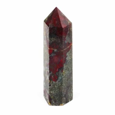 Drachenblut Jaspis Spitze Höhe 84 mm aus Südafrika Edelsteine Heilsteine bei Wunderstein24