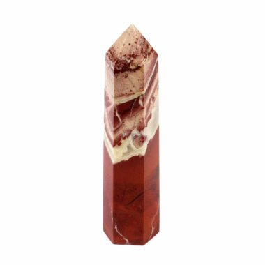 Jaspis Kristall | Spitze rot Höhe 86 mm aus Brasilien beste Qualität Edelsteine Heilsteine bei Wunderstein24