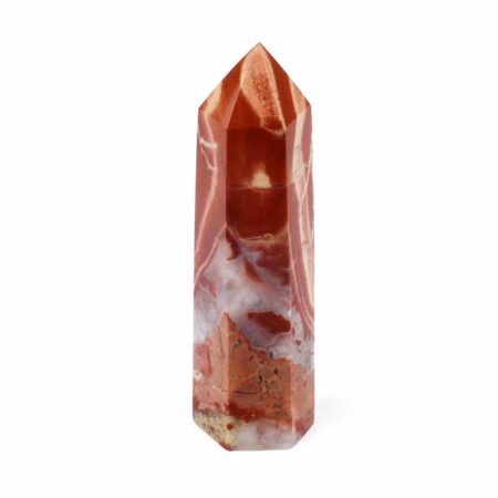 Jaspis Kristall | Spitze rot Höhe 86 mm aus Brasilien beste Qualität Edelsteine Heilsteine bei Wunderstein24