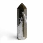 Moosachat Kristall | Spitze Höhe 98 mm aus Indien Edelsteine Heilsteine bei Wunderstein24
