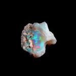 Opal Edelstein roh Ø 30 mm | 29,2 Karat Edelopal aus Äthiopien Edelsteine Heilsteine bei Wunderstein24