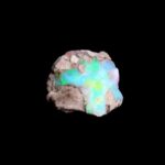Opal Edelstein roh Ø 30 mm | 29,2 Karat Edelopal aus Äthiopien Edelsteine Heilsteine bei Wunderstein24