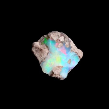 Opal Edelstein roh Ø 26,2 mm | 25,5 Karat Edelopal aus Äthiopien Edelsteine Heilsteine bei Wunderstein24