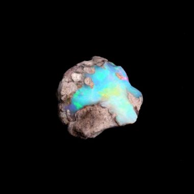 Opal Edelstein roh Ø 26,2 mm | 25,5 Karat Edelopal aus Äthiopien Edelsteine Heilsteine bei Wunderstein24