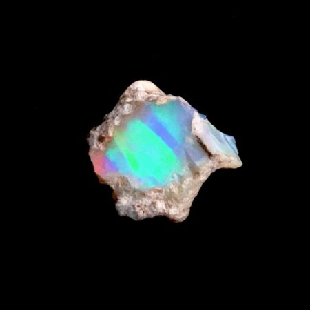 Opal Edelstein roh Ø 26,4 mm | 34 Karat Edelopal aus Äthiopien Edelsteine Heilsteine bei Wunderstein24
