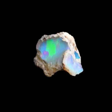 Opal Edelstein roh Ø 26,4 mm | 34 Karat Edelopal aus Äthiopien Edelsteine Heilsteine bei Wunderstein24